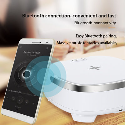 ABS Bluetooth-luidspreker Qi-oplader 4.2 versie met wekker