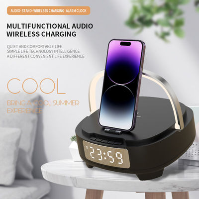 Stereo draadloze telefoon oplader luidspreker, snelle Bluetooth opladen wekker