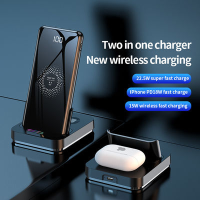 Over Current Draagbare snelle Qi draadloze oplader Power Bank Compatibel