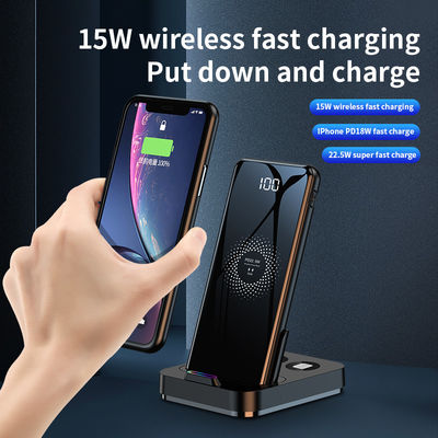 Over Current Draagbare snelle Qi draadloze oplader Power Bank Compatibel