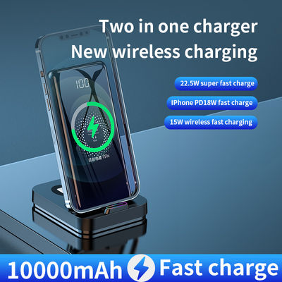 Over Current Draagbare snelle Qi draadloze oplader Power Bank Compatibel
