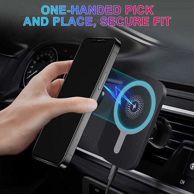 Android magnetische Qi draadloze autolader 15 Watt ROHS gecertificeerd