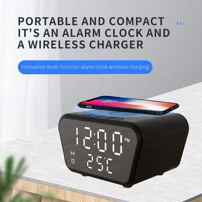 Apple Charging ABS Fast Qi Wireless Charger Station 120mm Lengte met wekker