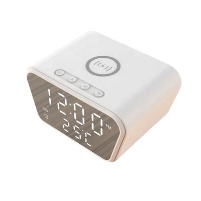 Hoge efficiëntie alarmklok Qi-oplader, compatibel draadloos oplaad alarm