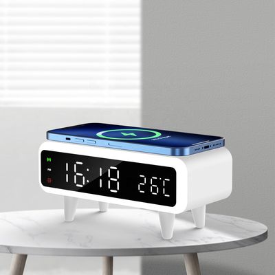 Compatibele Qi draadloze oplader Clock 5mm oplaad afstand Voor telefoon