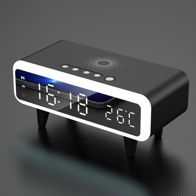 Compatibele Qi draadloze oplader Clock 5mm oplaad afstand Voor telefoon