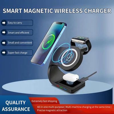Intelligente magnetische 4 in 1 snelle oplader 10W multifunctie Voor Android