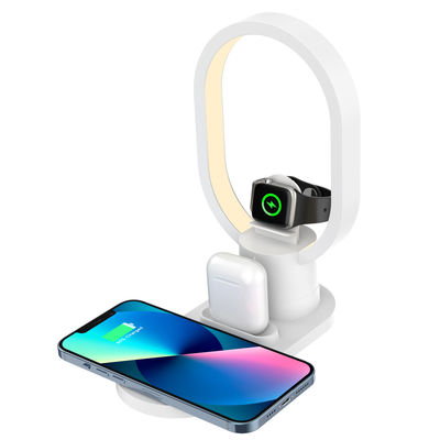 LED-magnetische multifunctionele draadloze oplader Iphone Airpods Gebruik van het horloge