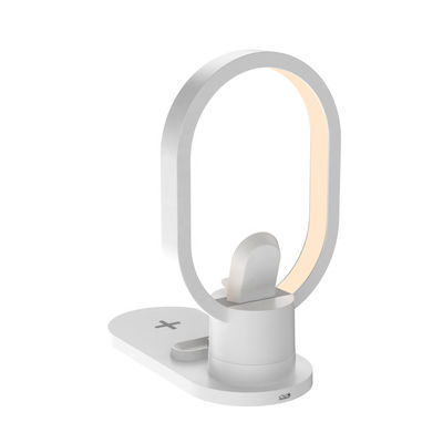 Multifunctionele snelle Qi LED lamp, 3 in 1 nachtlamp draadloos oplader