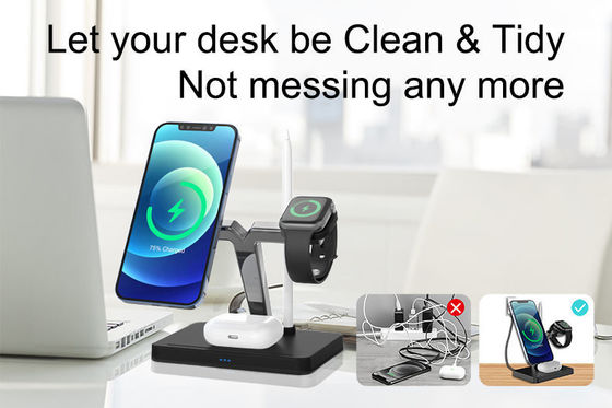 Qi-telefoonstand met draadloos opladen