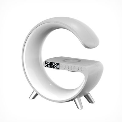 Snooze functie draadloze Bluetooth-luidspreker Qi-oplader ABS met atmosfeerlamp