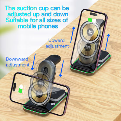 4 in 1 magnetische Qi draadloze oplader Dock kortsluiting Universal