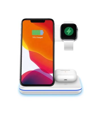 Kortsluiting Qi Multifunktioneel Draadloos Charger 15w Gemakkelijk