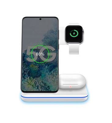 Kortsluiting Qi Multifunktioneel Draadloos Charger 15w Gemakkelijk