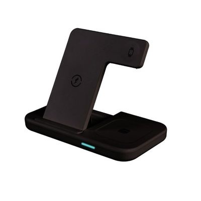 Compatibele multifunctionele draadloze oplader, PC materiaal Qi draadloze oplader