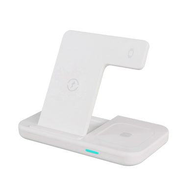 Compatibele multifunctionele draadloze oplader, PC materiaal Qi draadloze oplader