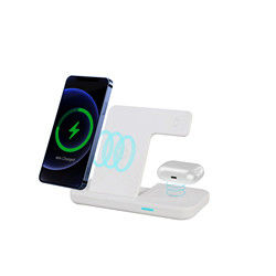 Compatibele multifunctionele draadloze oplader, PC materiaal Qi draadloze oplader