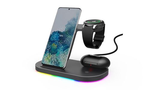 PC Branddicht Inductie Multifunktioneel Draadloos Charger Telefoongebruik Type C-poort