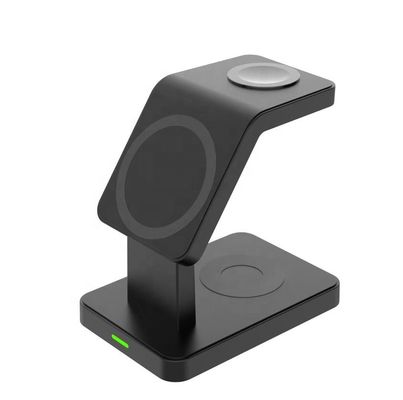 Custom Logo Draadloos Magnetisch Telefoon Charger 3 In 1 Magsafing