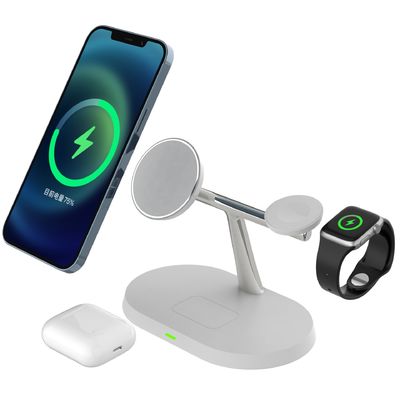 Oem Fast Qi Multifunctionele draadloze oplader 3 in 1 Oefen van oordopjes