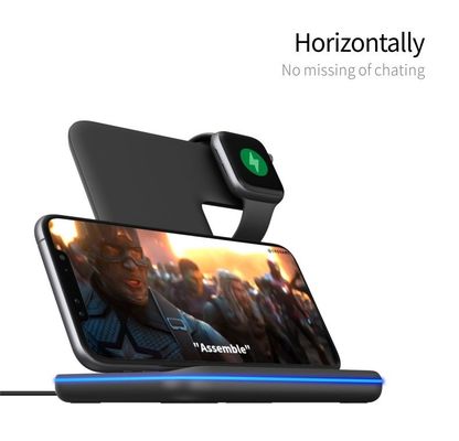 Mobiele 10w Qi Multifunctionele Draadloze Charger 3 In 1 Kortsluit Bescherming