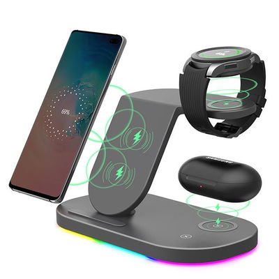 Zwart Qi draadloos oplaadstation