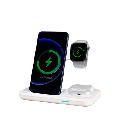 Compatibele multifunctionele draadloze oplader, PC materiaal Qi draadloze oplader