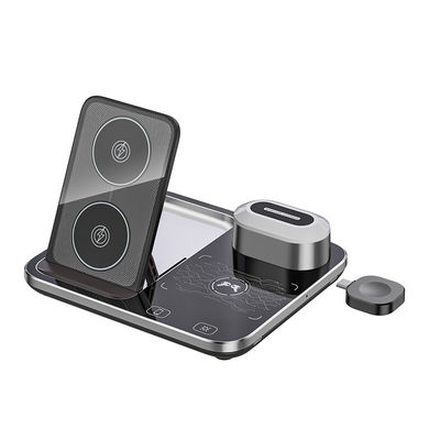 Dimming Fast Qi Wireless Charger Dock Stand 15W Hoge efficiëntie