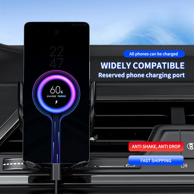 Qi draadloos opladen Autophone Holder, Qi Charger Car Mount 97g