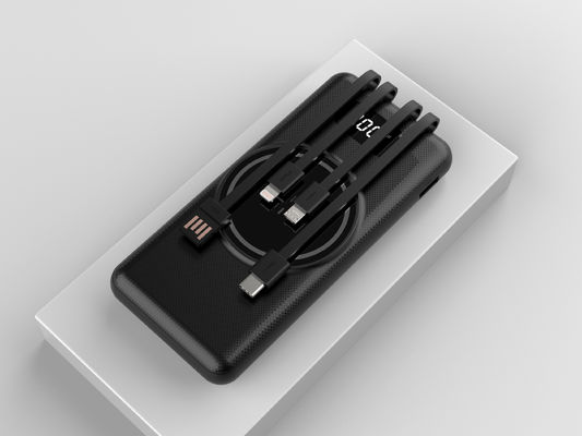 Magnetische draagbare batterijoplader voor mobiele telefoons, 5 in 1 powerbank 205KHz