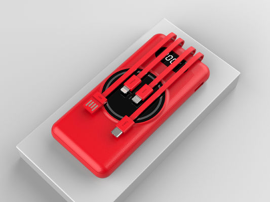 Magnetische draagbare batterijoplader voor mobiele telefoons, 5 in 1 powerbank 205KHz