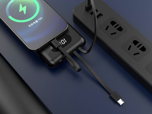 Magnetische draagbare batterijoplader voor mobiele telefoons, 5 in 1 powerbank 205KHz
