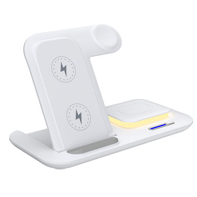 Compatibele LED opvouwbare draadloze oplaadbank, magnetische oplaadbank 15W