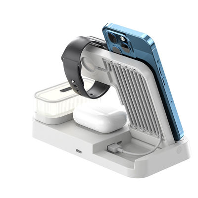 Zwart Multi Device Qi Charging Station, draadloos opladen Power Station 463g