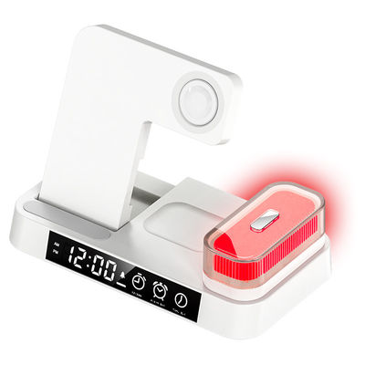 Multifunctionele Qi draadloze oplader Dock Stand CE gecertificeerd met klok